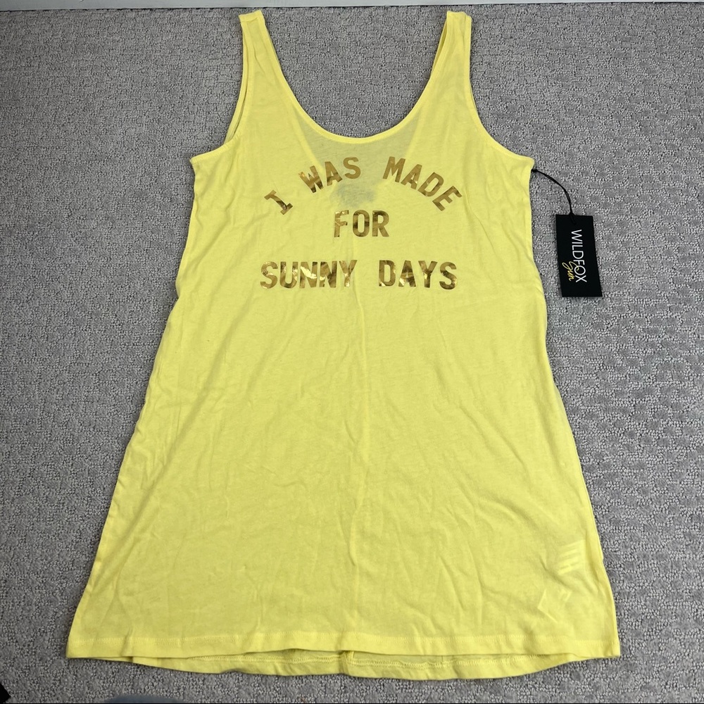 NWT WildFox sun I was made for sunny days poolside coverup